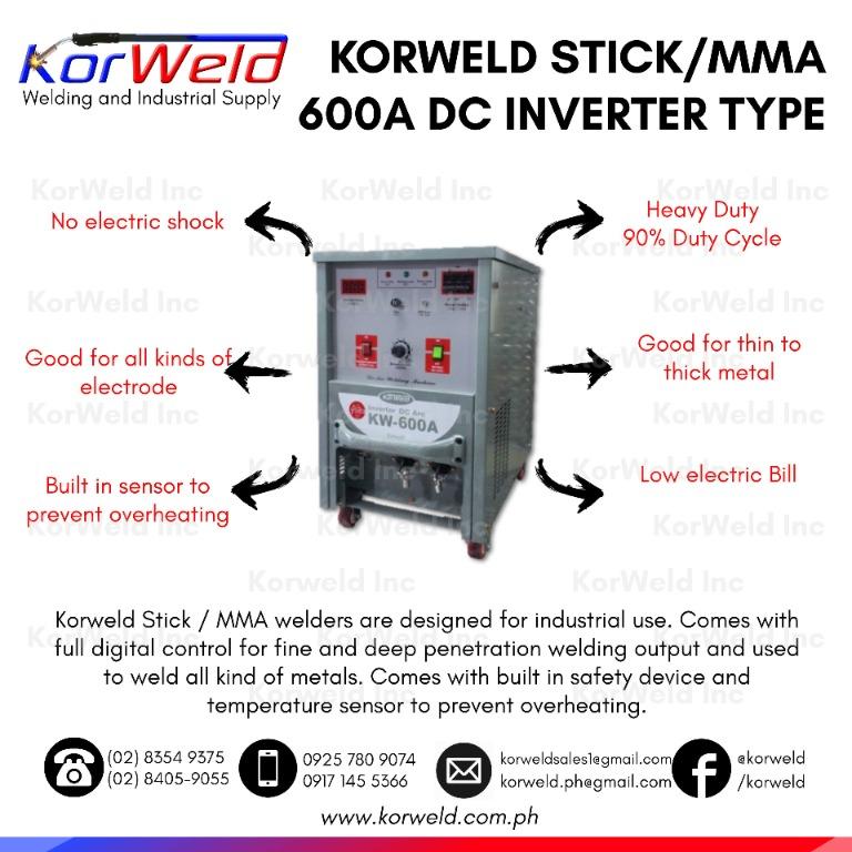 KORWELD StickARC Welding Machine 600A