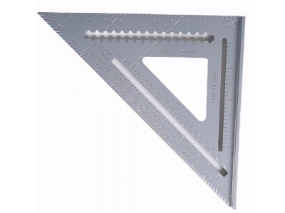 12-inch Triangle Square, Professional Aluminum Alloy Measuring Layout Tool,Image1