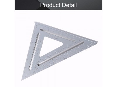 12-inch Triangle Square, Professional Aluminum Alloy Measuring Layout Tool,Image3