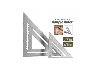 12-inch Triangle Square, Professional Aluminum Alloy Measuring Layout Tool,Image5