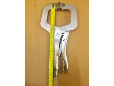 11 Inch Alloy Steel Vise Grip Welding Locking C Clamp PliersImage3