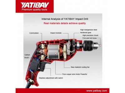 yatibay Industrial grade impact drill heavy duty premium quality multifunctionalImage3