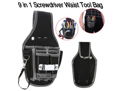 Electrician Pocket Screwdriver Waist Bag Tool Pouch Holder Bag Tool Belt UtilityImage3