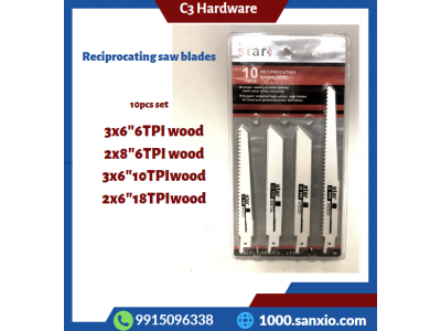 10pcs Reciprocating Saw Blades Multi Saw Blade Saber Saw Handsaw For Cutting PVC Tube Wood MetalImage1
