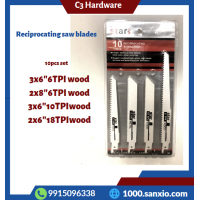 10pcs Reciprocating Saw Blades Multi Saw Blade Saber Saw Handsaw For Cutting PVC Tube Wood Metal
