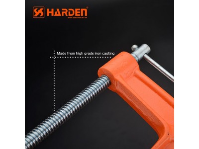 Harden G Clamp CLASSIC Heavy Duty Professional Woodworking Tools 6 Alloy Steel QuickImage4