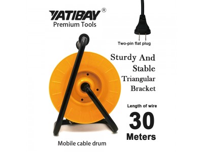 Yatibay Cable Winding Reel Wire Winding Reel Cable Storage Tray Mobile Cable ReelImage3