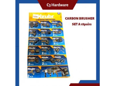 KZUBR Carbon brushes series ABC 18PCS PAIRSImage2