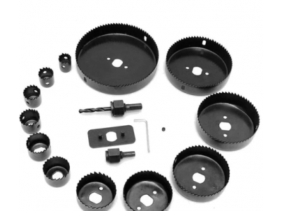 16pcs wood hole saw set drill bit carbon steel 19-127mm hole cutter set for plasterboard ceilingImage3