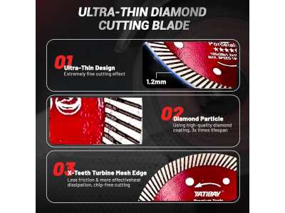 YATIBAY Diamond Cutting Disc professonal for tilesImage8