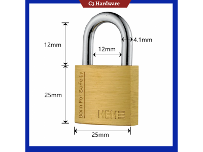 HEHE New Design Brass Door Lock Long Beam Padlock With Key For WholesalesImage2