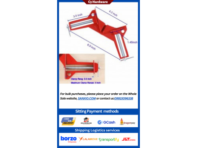 90 Degree Right Angle Clamp, Corner Clamps for Woodworking Adjustable Corner Square Clamp per pcImage4