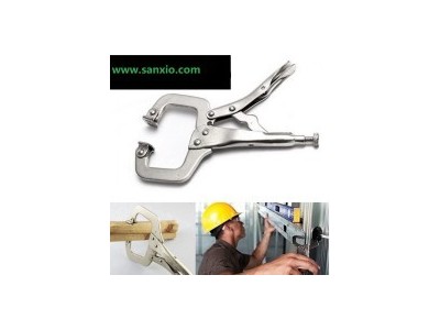 5 Inch Alloy Steel Vise Grip Welding Locking C Clamp PliersImage3