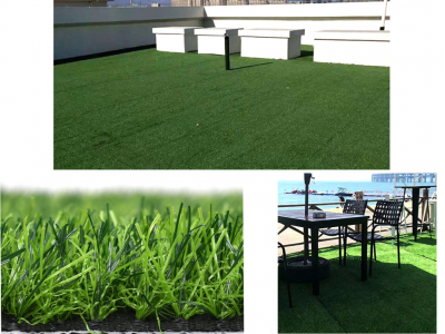 per bundle Medium Duty Artificial Grass Fake Synthetic Grass Grass Carpet 6.5 feet WidthImage9