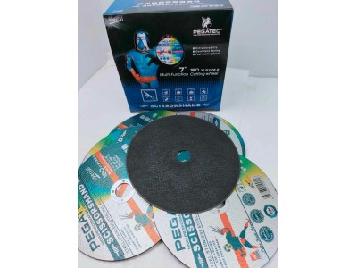 pegatec scissor hand special cutting disc 7" (1pc)Image5